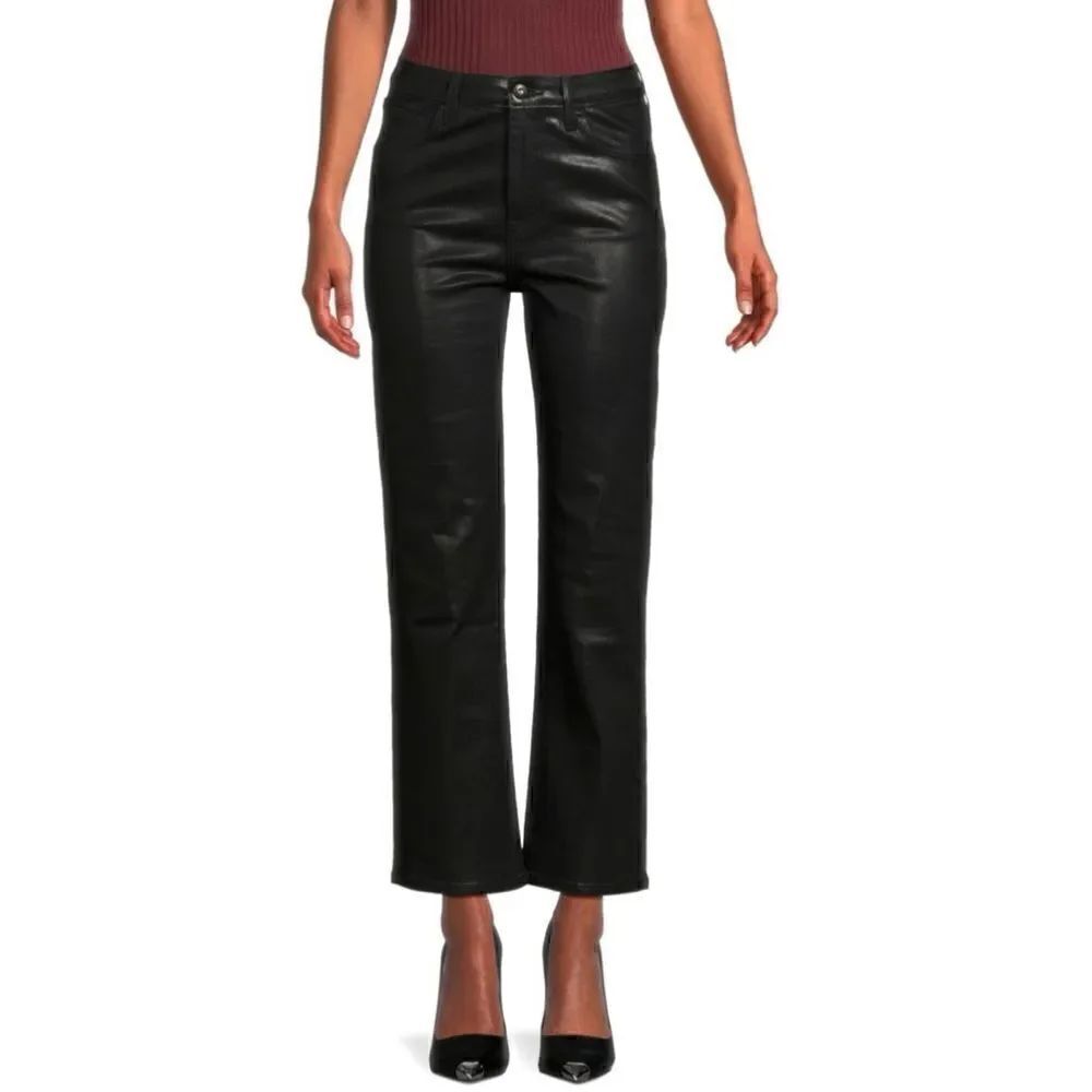 Jonathan Simkhai River High Rise Straight Coated Jeans NWT size 24